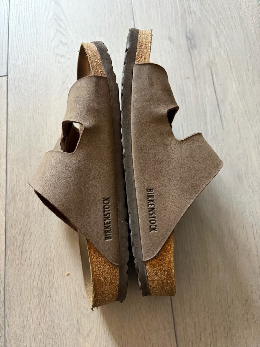 Birkenstock Arizona Two-Strap Sandals in Metallic Bronze - Picture 3 of 7